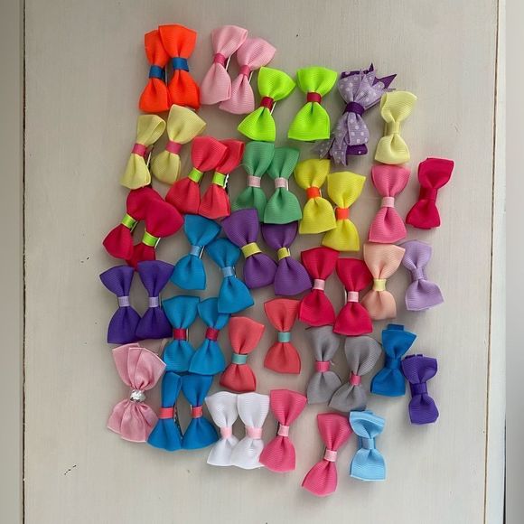 Other - Lot of 45 hair bows for girls small bows